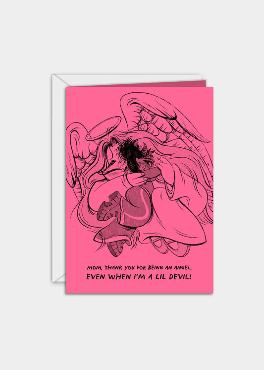 Angel Mom Mother's Day Card: Wholesale