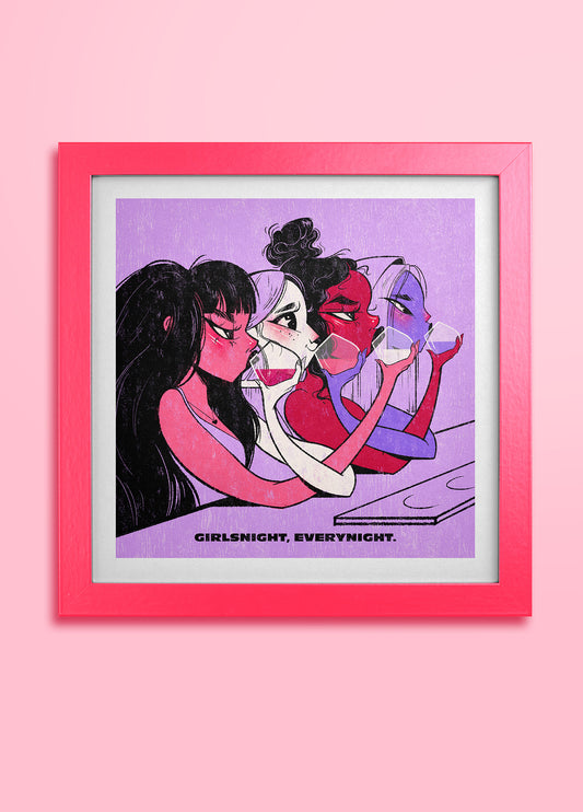 Girlsnight Limited Edition Art Print