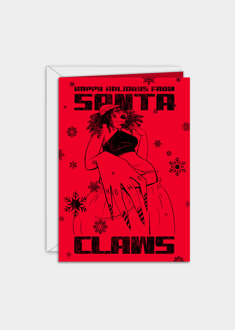 Santa Claws Card