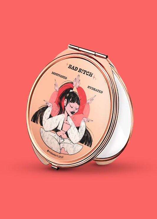 Compact Mirror - Bad B!tch, Rose Gold