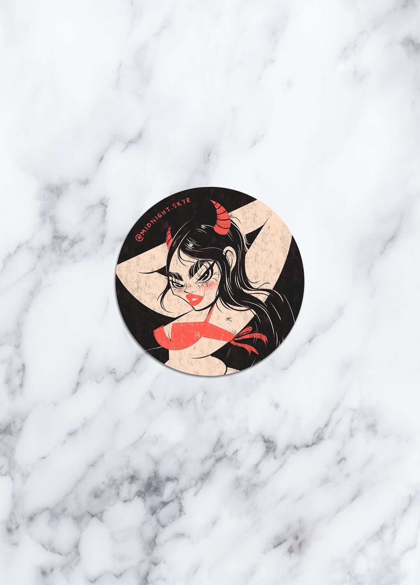 Devil Girlie Sticker