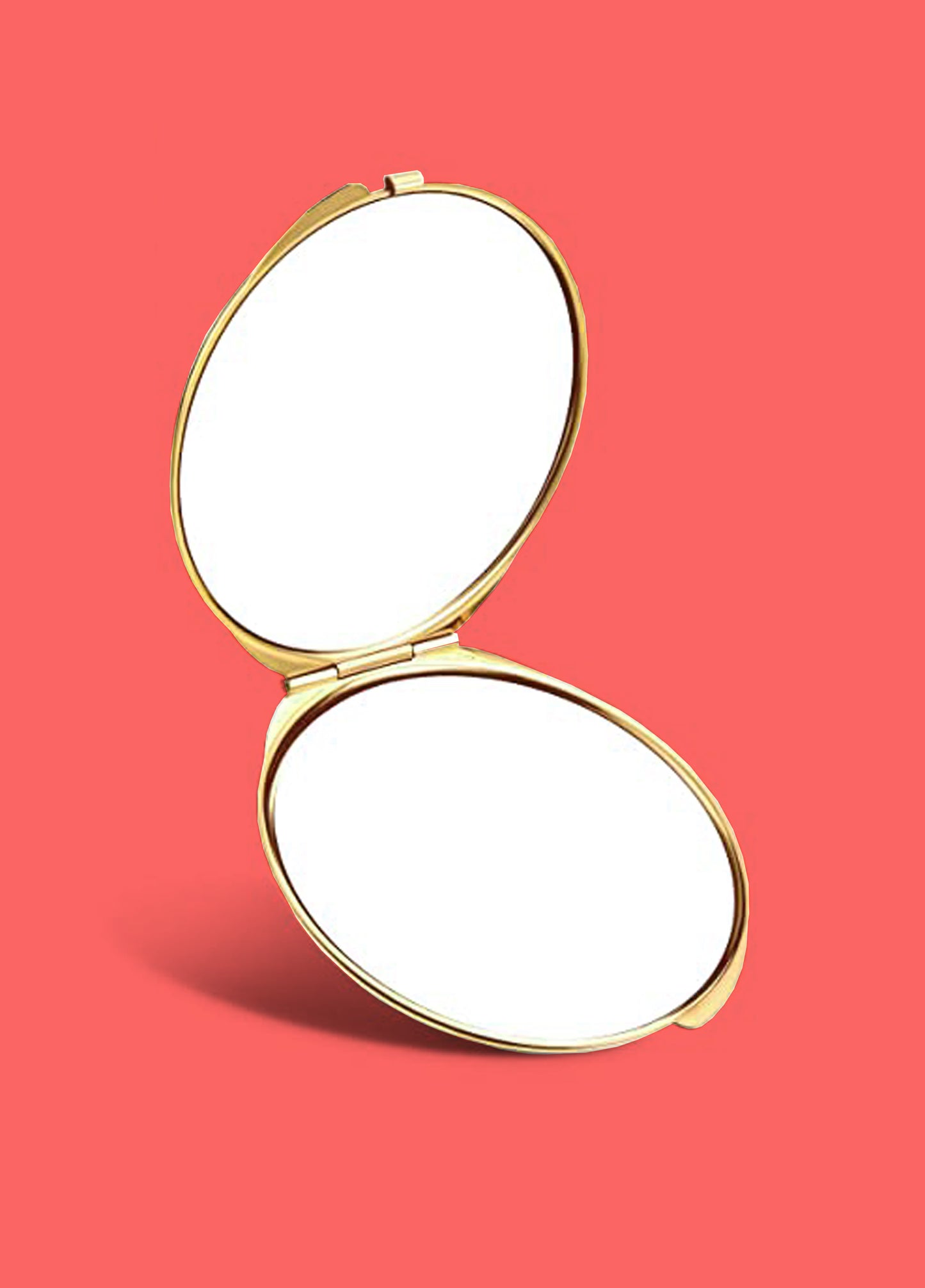 Compact Mirror - Hot as Hell, Gold