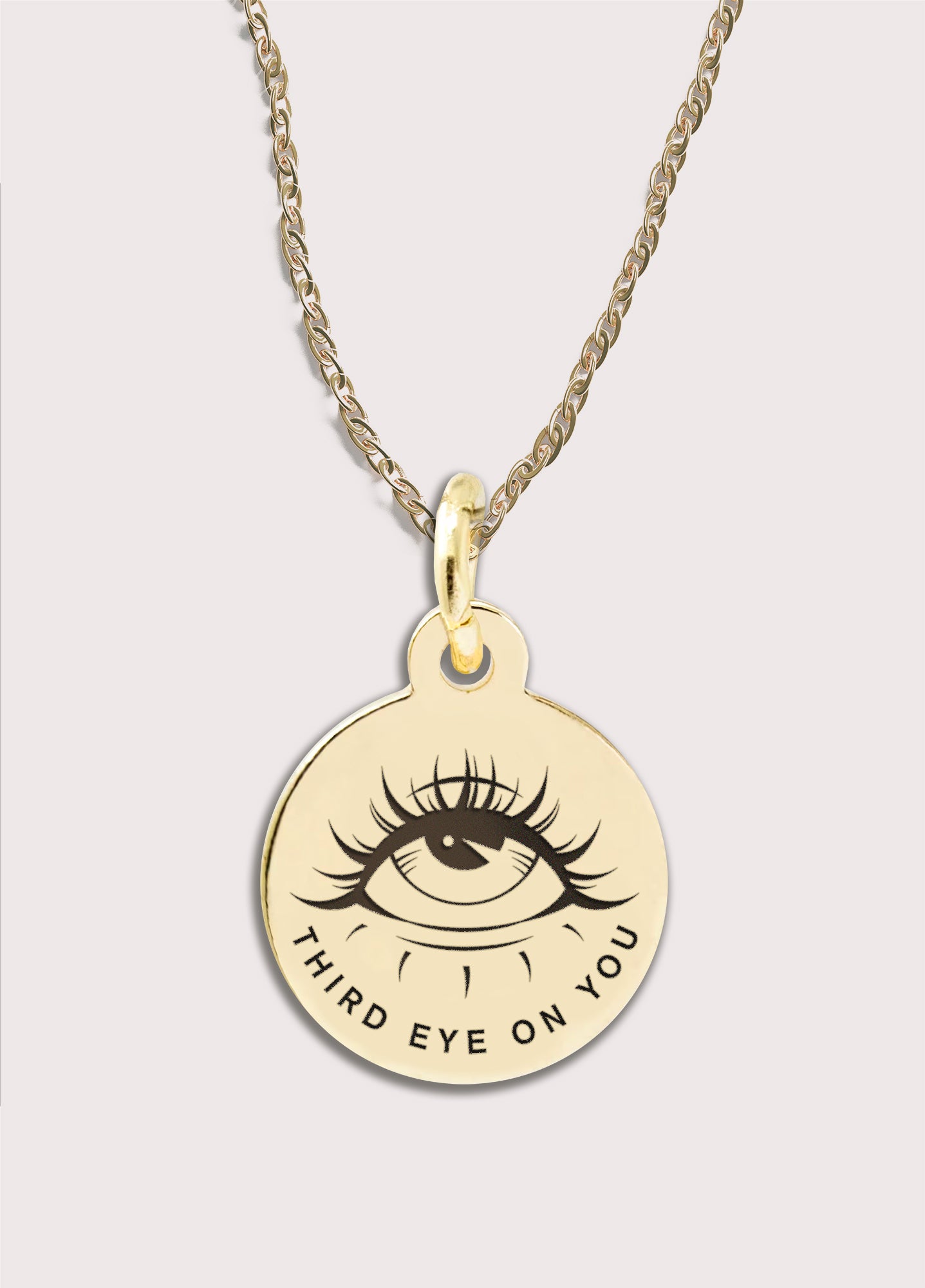 Third Eye on You, Gold Necklace